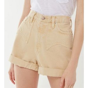 BDG Mom High Rise Khaki Shorts Size 27